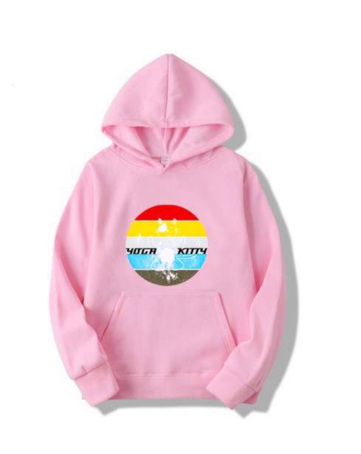 Pink Colorway Yoga Kitty Hoodie (Limited Quantity)