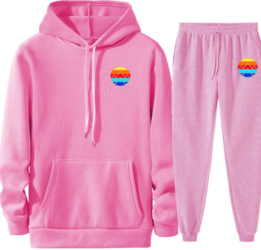 Blueandyellowbulimic Pink colorway Matching hoodie with joggers