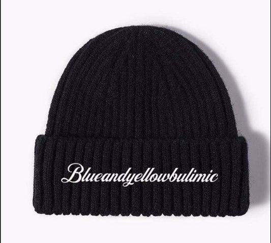 Blueandyellowbulimic Signature Burglar Beanie