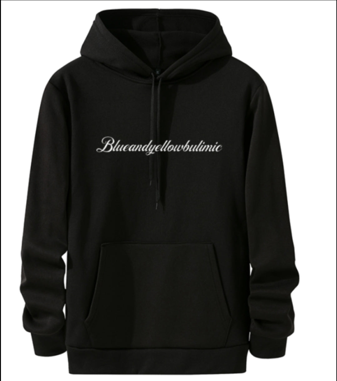 Blueandyellowbulimic Burglar Black Signature Hoodie